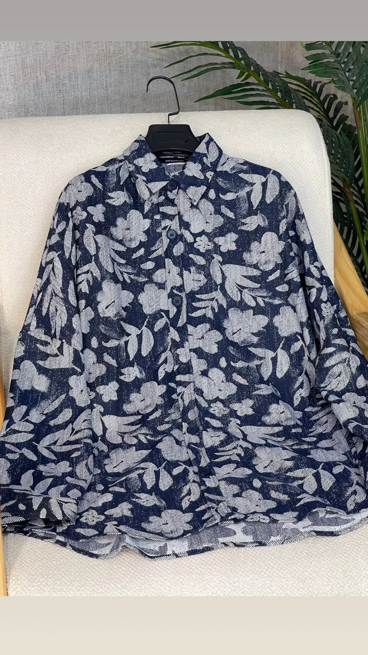 شومیز مانتویی طرحدار اورجینال ترک برگین